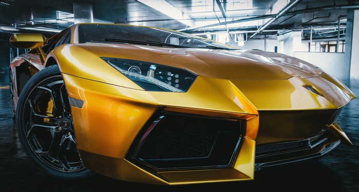 4K Lamborghini Aventador car render