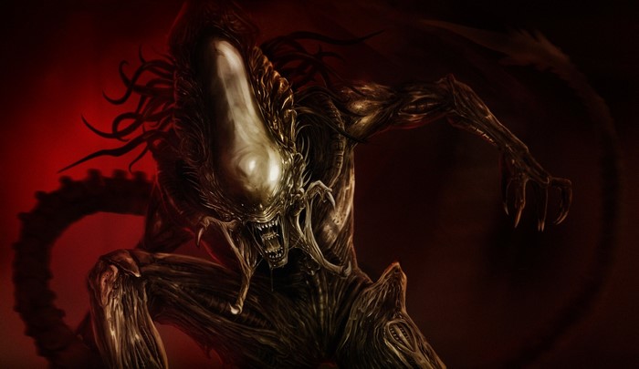 Predalien Xenomorph creature from science fiction artwork