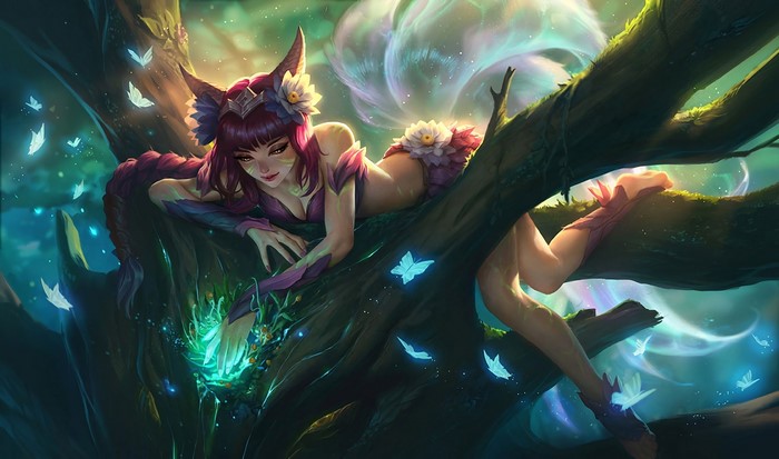 Elderwood Ahri from League of Legends