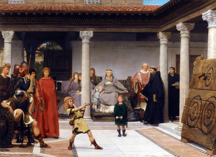 The Education of the Children of Clovis by Lawrence Alma-Tadema