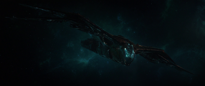 Spaceship from Avengers Endgame