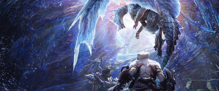 Monster Hunter: World ultrawide video game art