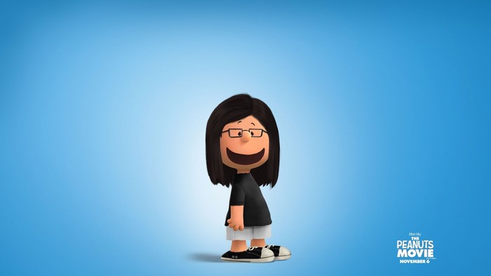 The Peanuts Movie poster with character