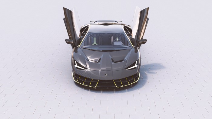 Lamborghini Centenario with doors open