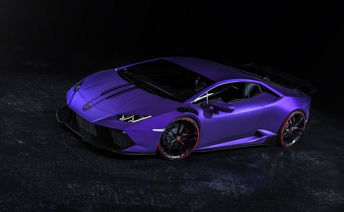Purple Lamborghini Huracan Performante Render