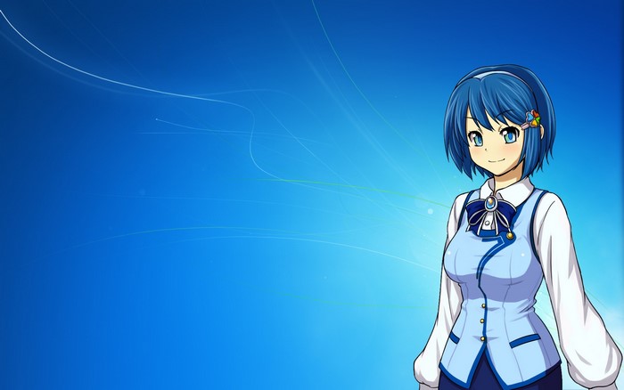 Madobe Nanami from OS-tan Windows 7