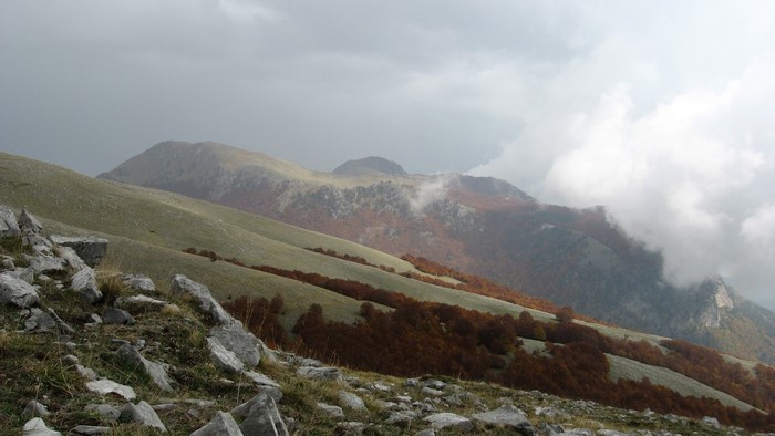 Pollino National Park mountains in autumn, Calabria, Italy