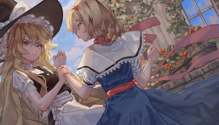 Marisa Kirisame and Alice Margatroid from Touhou
