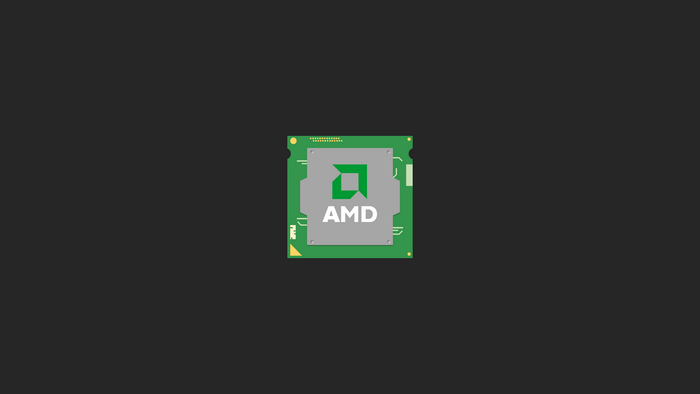 AMD processor chip illustration