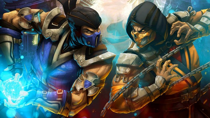 Sub-Zero and Scorpion from Mortal Kombat