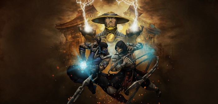 Raiden, Sub-Zero, and Scorpion from Mortal Kombat
