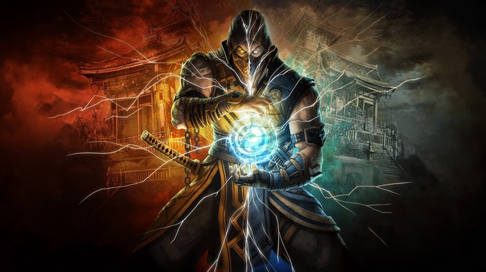Scorpion and Sub-Zero from Mortal Kombat