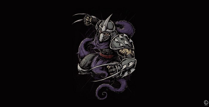Shredder from Teenage Mutant Ninja Turtles artwork