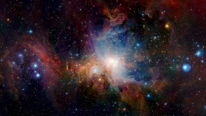 4K Orion Nebula Space Stars