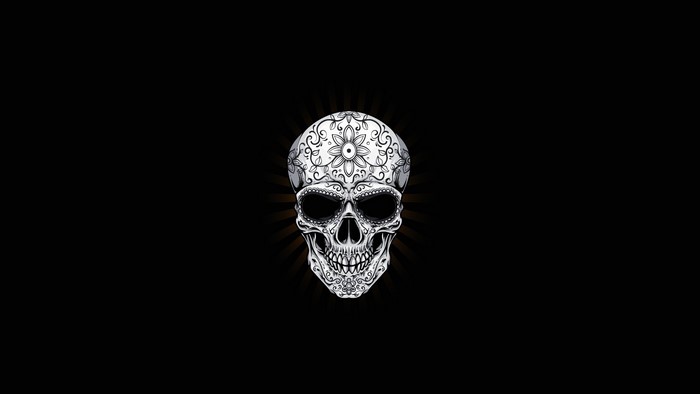 Ornate Sugar Skull Artwork