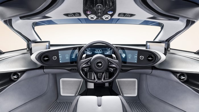 McLaren Speedtail car interior