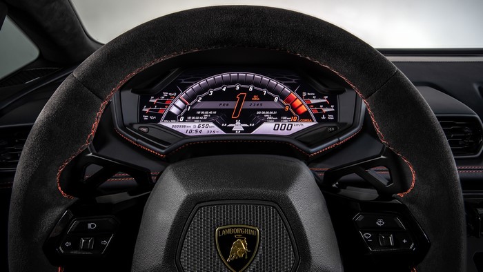 4K Lamborghini Huracan Interior Dashboard