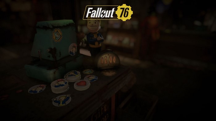 Fallout 76 Vault Boy stickers and alarm clock