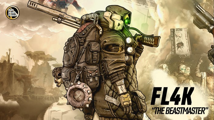 FL4K the Beastmaster from Borderlands 3