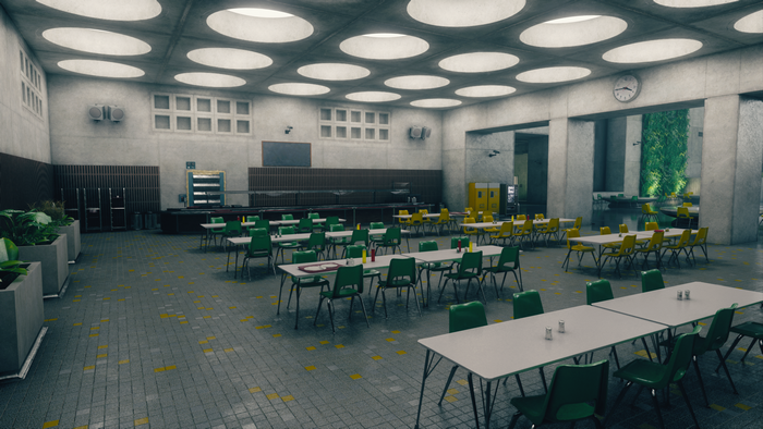 Screenshot from the video game Control