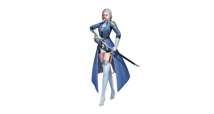 Fantasy girl with sword