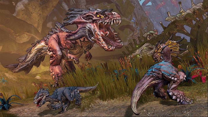 Creatures in Borderlands 3 video game art