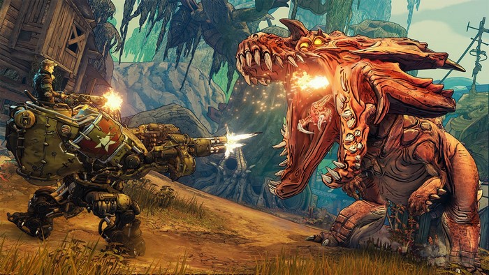 Borderlands 3: Mech vs. Dragon Battle