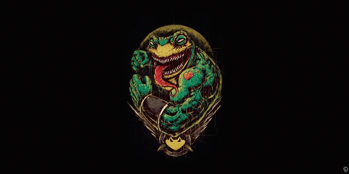 Battletoads artwork with simple background
