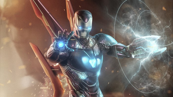 Iron Man in Marvel Cinematic Universe Action