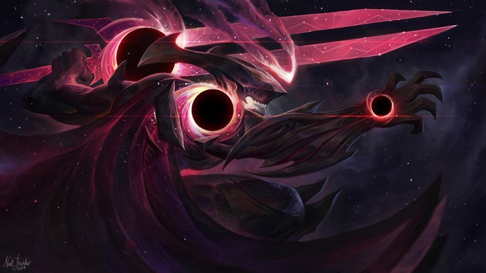 4K Aatrox from League of Legends video game art