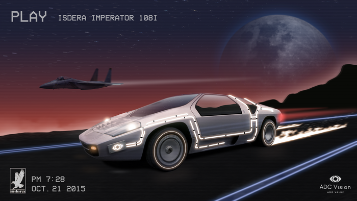 4K Isdera Imperator 108i and F-15 Eagle