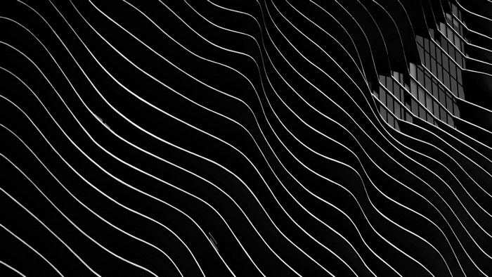 Monochrome abstract architectural lines