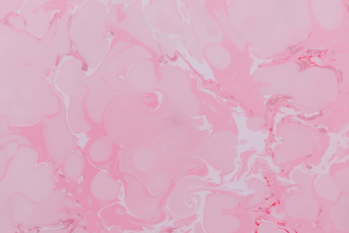 Pink and White Abstract Paint Splatter