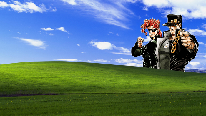 Jotaro Kujo and Noriaki Kakyoin from JoJo's Bizarre Adventure