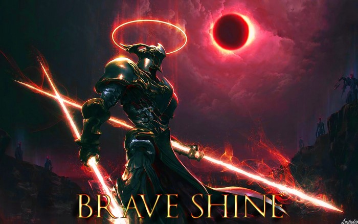 Brave Shine Anime Art with Eclipse