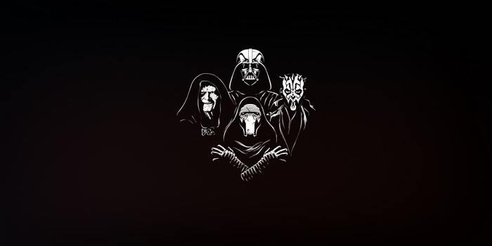 Star Wars Sith Lords Minimalist Artwork
