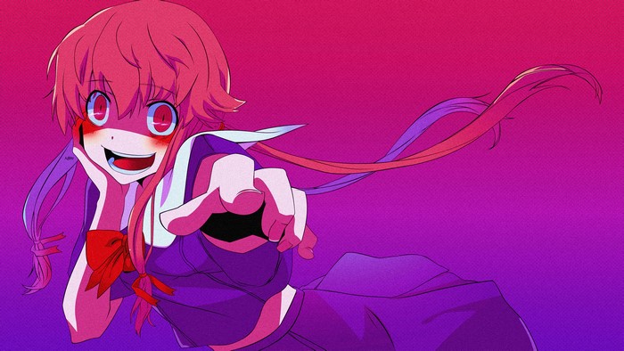 Gasai Yuno from Mirai Nikki