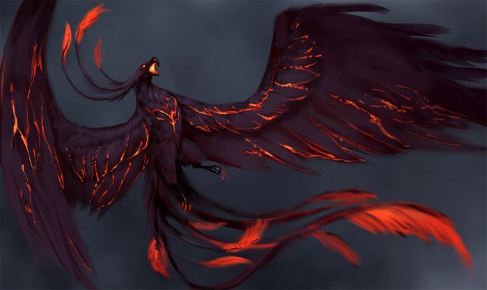 Jade Merien Phoenix Fantasy Art