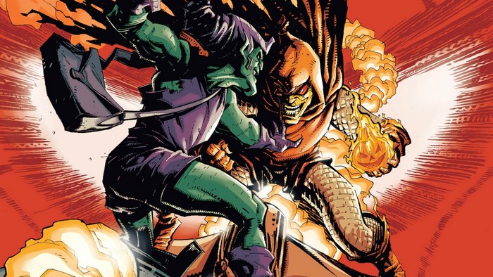 Green Goblin and Hobgoblin from Marvel Comics