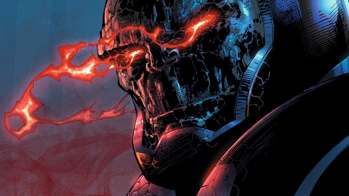 Darkseid from DC Comics with Omega Beams
