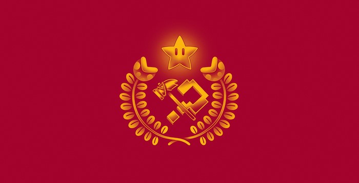 Super Mario Hammer and Sickle Emblem