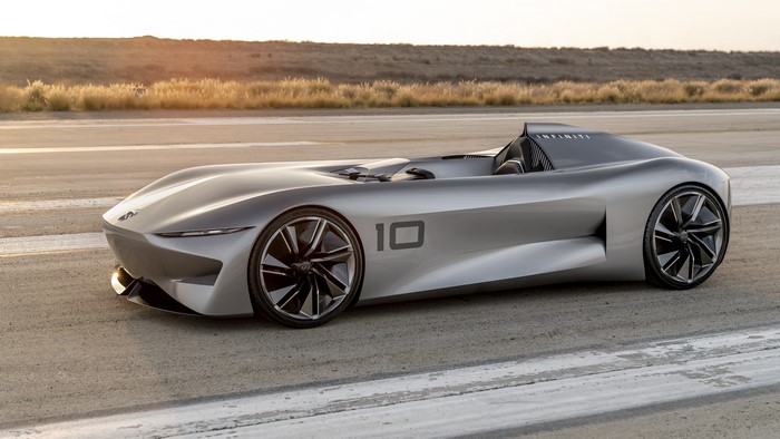 Infiniti Concept Car with number 10