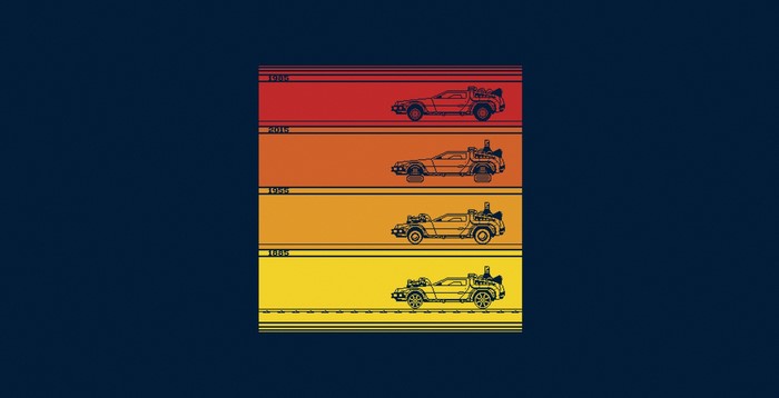 Back to the Future DeLorean Time Machine Evolution