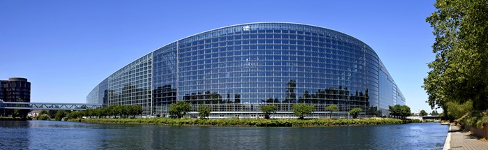 European Parliament Building in Strasbourg