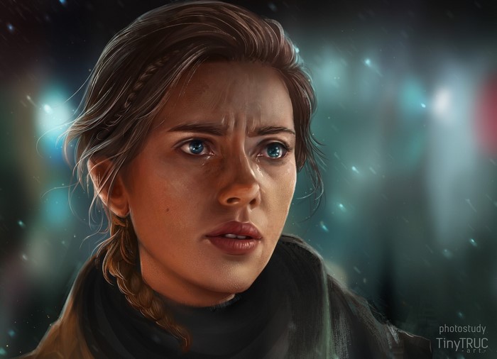 Black Widow from The Avengers artwork