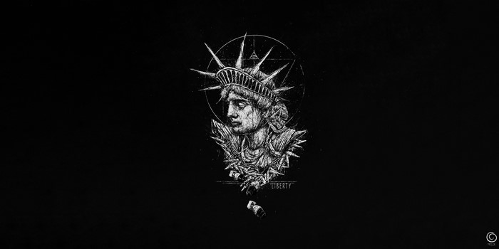 4K Artwork of the Statue of Liberty