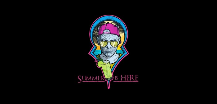 White Walker from Game of Thrones with Summer Vibes
