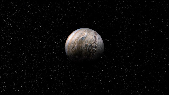 4K Jupiter in Space