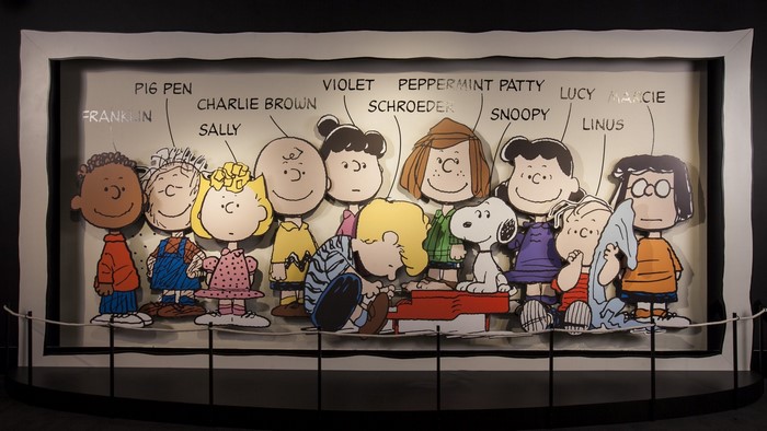 Peanuts characters display