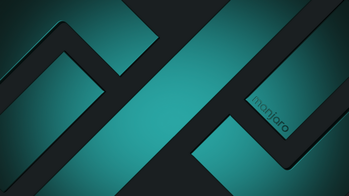 Manjaro Linux abstract geometric wallpaper